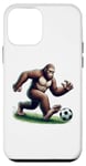 iPhone 12 mini Bigfoot Playing Soccer Ball Funny Soccer Lover Player Sport Case