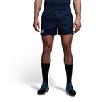 Canterbury Men's Professional Polyester Shorts | Rugby Short | Internal Drawstring & Pockets | Gym/Training Short, Navy, 3XL