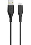 Kort USB kabel 0,3m USB A till USB C Clas Ohlson