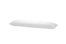 Bleu Câlin Traversin Plat Memofill, Barrettes mousse à Mémoire de Forme et Fibre Polyester, Maintien Optimal des Cervicales, Blanc - 160 x 40 cm