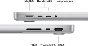 MacBook Pro 14-tum, M4 Pro 12-core, grafik 16-core, 48GB, 512GB SSD, Nanotextur, Silver