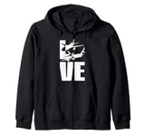 Love Planes, Aviator, Aviation Enthusiast, Plane Spotter Zip Hoodie