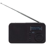 imperial DABMAN 17 kannettava DAB+/FM-radio Bluetooth-mustalla