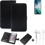 Protective cover for Xiaomi Mi 11X Pro Wallet Case + headphones protection flipc