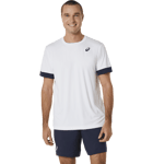 Asics Men Court Ss Top Padel-vaatteet BRILL WHITE/MID