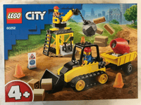 Lego 60252 City Construction Bulldozer 126 pcs age 4 +  NEW Lego Sealed ~