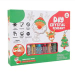 2023 DIY Crystal Paint Arts And Crafts Hängsmycke Set, Kids Diy Crystal Diamond Painting Crafts Kits Present Christmas