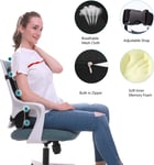 Lumbar Support Pillow Memory Foam Cushion for Office Chair, Car, Gaming Chair