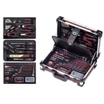 Coffret outils professionnels en aluminium - 123 pièces KRAFTWERK