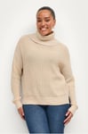 Saint Tropez - Tröja CloudySZ Rollneck Pullover - Beige