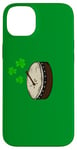 Coque pour iPhone 14 Plus Bodhran St Patrick's Day Batteur Musicien irlandais