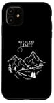 Coque pour iPhone 11 Le ciel est la limite, la grandeur du mont