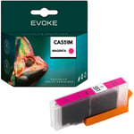 Canon 551M magenta värikasetti , 12 ml , 760 sivua , 6510B001 / CLI551M , yhteensopiva seuraavien kanssa: IP7250 MG5650 MG5550 MG5550 MG5550 IX6850 MX725 MX920 MX925