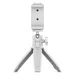 KIT de trépieds de téléphone Vlog MT-08 DSLR SLR,chaussure froide,support de téléphone pour Microphone,lumière LED,Mini trépied pour iPhone 13 Sony - Type White MT-08