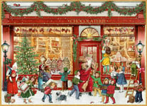 Deluxe Traditional A4 Christmas Advent Calendar - The Chocolate Shop