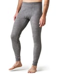 LAPASA Pantalon Thermique Homme Laine Mérinos 100% Naturelle Bas sous-Vêtement Sport Automne-Hiver M30 Gris Chiné (Chaud) XL