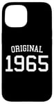 Coque pour iPhone 15 Original 1965, 60 ans pour homme et femme, 60e anniversaire