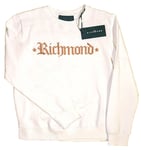 John Richmond women's sweatshirt embroidered lettering logo size S - RRP EUR160