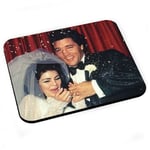 Tapis de souris Elvis presley the king marriage las vegas 1967 rock n roll