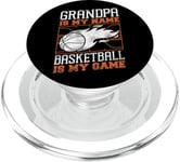 Basketball Bball Grandpa Grandpa Is My Name Basketball Is My PopSockets PopGrip for MagSafe