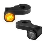 Mini heinz bikes - Styrblinkers nano series amber klar svart blinkers