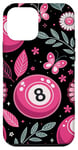 iPhone 12 mini Retro Pink Lucky Disco 8 Ball For Women Case