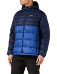 Columbia Buck Butte Insulated Hooded Jacket, Doudoune À Capuche Homme, Night Tide/Collegiate Navy, Taille L