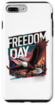 Coque pour iPhone 7 Plus/8 Plus T-shirt graphique Patriotic Freedom USA