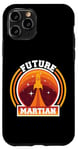 iPhone 11 Pro Mars Planet Future Martian Retro Vintage Oldschool Case