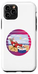 iPhone 11 Pro Santa at the beach jolly Santa lounging on the sand Xmas Case