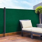 ID MARKET - Brise vue vert 2 x 10 m 90 gr/m² classique