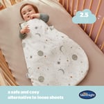 Silentnight Safe Nights Celestial Baby Sleep Bag 0-6 Months Breathable Cotton