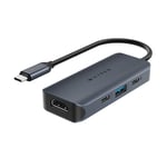 Hyper - HyperDrive EcoSmart Gen.2 Universal USB-C 4-in-1 Hub w 100 W PD Power Pass-thru