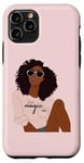 Coque pour iPhone 11 Pro Fille noire