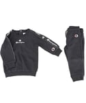 Champion Legacy Retro Sport TD (306867) - Ultralight Powerblend Fleece Crewneck Suit, Navy (NNY), 3 years (98) Kids FW24