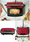 APPAREIL Grill Viande / Panini / ROUGE Bac récupérateur de graisse Plaque anti-a