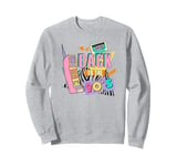 Back to the 90s Retro Vintage Halloween Costume Themed 90s Sweatshirt