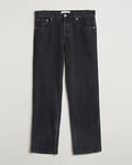 Lanvin Leather Pocket Denim Pants Black