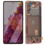 Bloc Complet Samsung Galaxy S20 FE 5G Écran LCD Vitre Tactile Original Orange