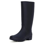 Polar Boot Womens Original Tall Muck Winter Snow Waterproof Rain Wellingtons Boots - Navy - UK4/EU37 - BL0277