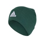 adidas Mixte Logo Beanie, Collegiate Green/White, XXS