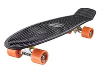 Ridge Retro 27 Skateboard complet Noir/Orange 27" x 7,5" - 69 cm