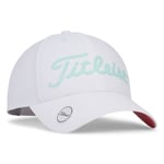 Titleist Womens Players Performance Ball Marker Cap - White/Sea/Coral