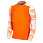 NIKE CJ6072-819 Dri-FIT Park IV Goalkeeper Sweatshirt Unisex Boys Safety Orange/White/Black Size XL