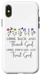 iPhone X/XS Look Back and Thank God Look Forward & Trust God Bible Verse Case