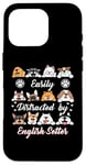 iPhone 16 Pro Easily Distracted by English Setter Irish Setters Funny Case