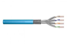 CAT 6A S-FTP installation cable, 500 MHz Eca (LSZH-1), AWG 23/1, 50 m, sx, blue