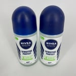 2 xNIVEA MEN Sensitive Protect Antiperspirant Deodorant 50ml