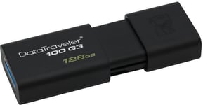 DataTraveler 100 G3 - USB 3.0 - 128GB - Svart