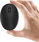 Mini Petite Souris sans Fil Rechargeable Souris d'ordinateur, 2,4 GHz Optical Travel Silent Wireless Mouse avec récepteur USB, 3 Boutons, 1000 dpi pour Ordinateur Portable/PC/Mac (Noir)